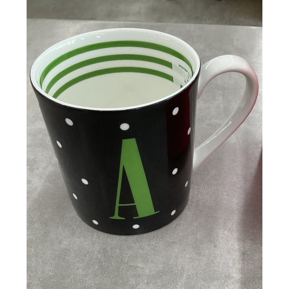 Kate Spade Wickford Lenox Monogram Mug “A”
